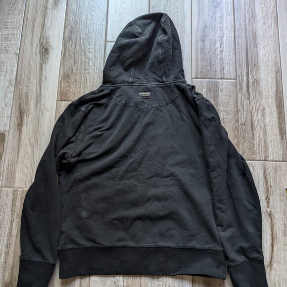 BOXRAW Lineal Oversized Hoodie • Size M • Black stretch fleece - Picture 6 of 10